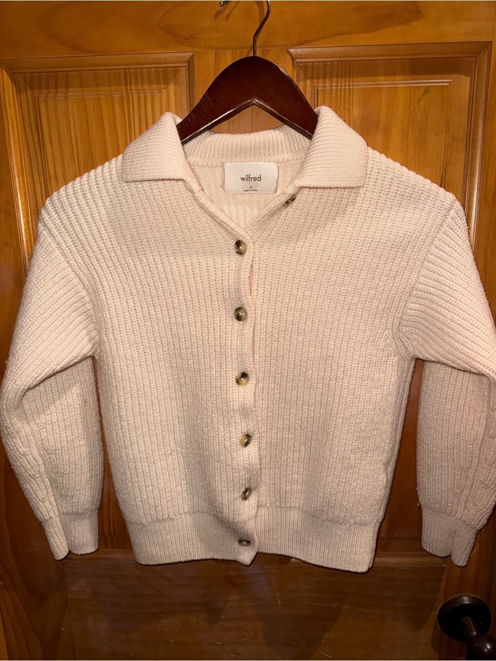 ARITZIA Wilfred Wool Button Front Cardigan Sweater - size XS